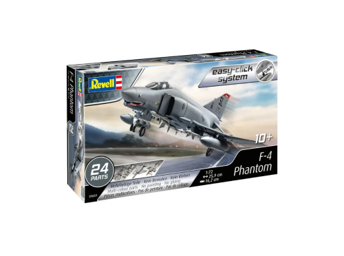 63651 Revell Подарочный набор. Американский истребитель-бомбардировщик  F-4E Phantom (1:72)