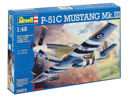 04872 Revell Британский истребитель P-51C Mustang Mk.III (1:48)