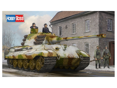 84532 Hobby Boss Немецкий тяжелый танк "Тигр 2" 1945 г. (1:35)