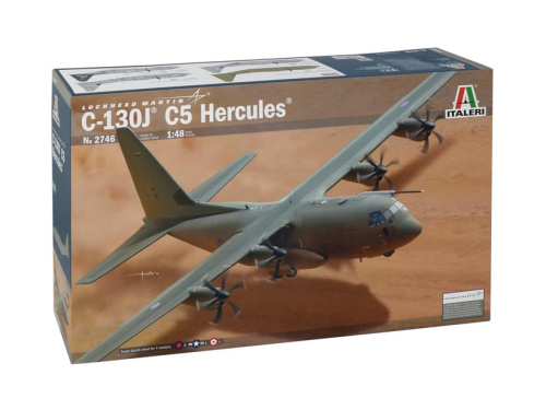 2746 Italeri Британский грузовой самолет C-130J C5 Hercules (1:48)