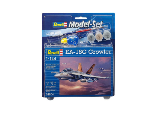 64904 Revell Подарочный набор со сборной моделью американского самолёта EA-18G Growler (1:144)