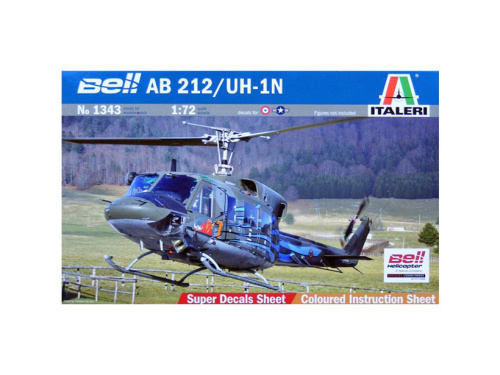 1343 Italeri Американский вертолет AB 212/UH-1N (1:72)