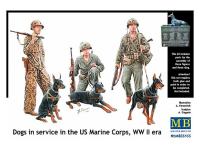 35155 Master Box Собаки на службе в корпусе морской пехоты США (1:35)