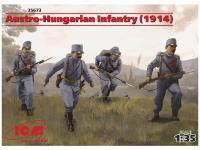 35673 ICM Фигуры Пехота Австро-Венгрии (1914г.) (4 фигуры) (1:35)