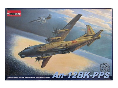 Rod046 Roden Советский военно-транспортный самолет Ан-12BK-PPS (1:72)