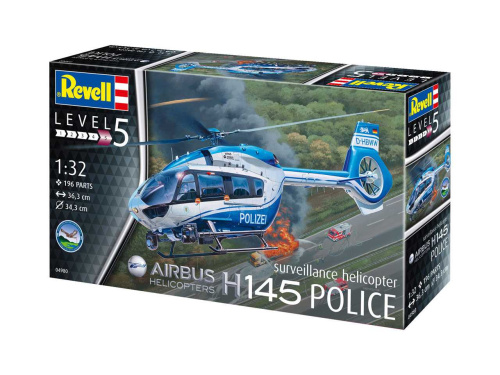 04980 Revell Полицейский вертолет H145 (1:32)