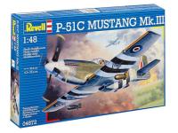 04872 Revell Британский истребитель P-51C Mustang Mk.III (1:48) 04872 Revell Британский истребитель P-51C Mustang Mk.III (1:48)