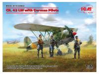32022 ICM Немецкий штурмовой самолет CR. 42 LW с пилотами (1:32)
