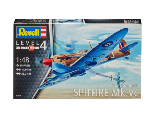 03940 Revell Британский истребитель Supermarine Spitfire Mk.Vc (1:48)