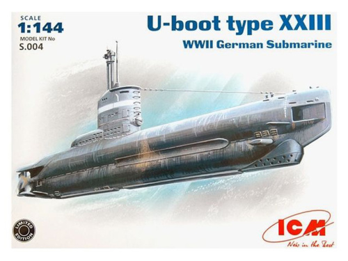S.004 ICM Германская подводная лодка тип ХХІІІ ІІ Мировой войны (1:144)