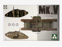 2034 Takom Тяжелый танк времен Первой Мировой войны Mark V (1:35)