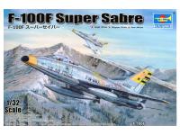 02246 Trumpeter Американский истребитель-перехватчик F-100F Super Sabre (1:32) 02246 Trumpeter Американский истребитель-перехватчик F-100F Super Sabre (1:32)