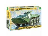 3587 Звезда Российский БТР-70 с башней МА-7 (1:35)