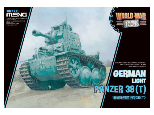 WWT-011 Meng World War Toons Panzer 38(t)