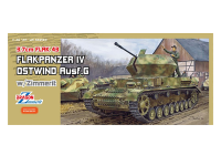 DR6746 Dragon Немецкая зенитная самоходна установка FlaK 43 Flakpanzer IV "Ostwind"с циммеритом (1:3