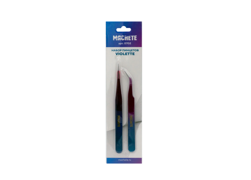 MCH0702 MACHETE Набор пинцетов Violette, 2 шт.