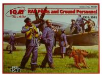 48081 ICM Фигуры Пилоты и техники ВВС Великобритании (1939-1945) (1:48)