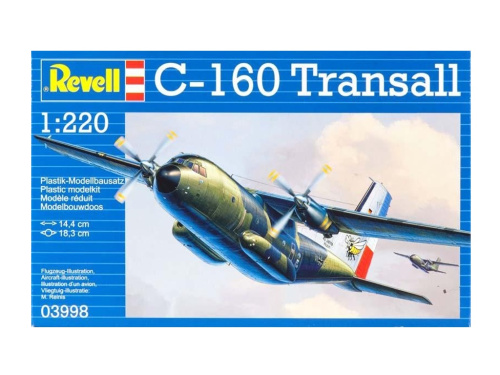 03998 Revell Транспортный самолет C.160 Трансаль (1:220)