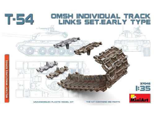 37046 MiniArt Гусеничные цепи для танков семейства Т-54 (ранних выпусков) (1:35)
