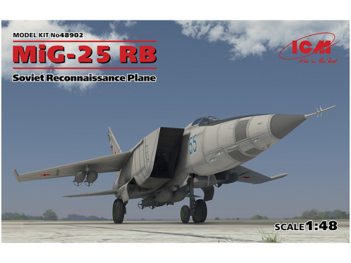 48902 ICM МиГ-25 РБ, Советский самолет-разведчик (1:48)