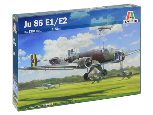 1391 Italeri Немецкий средний бомбардировщик Junkers JU 86 E1/E2 (1:72)