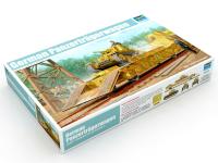 01508 Trumpeter Немецкая ЖД платформа с танком Pz.Kpfw.38(t) (1:35)