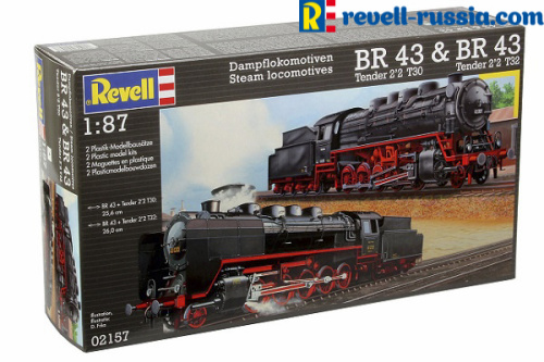02157 Revell Dampflokomotiven BR 43 (1:87)