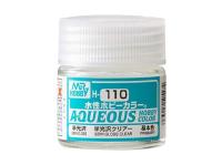 H110 Mr.Hobby Краска акриловая на водной основе, полу-глянцевый лак, Semi-gloss clear, 10 мл.