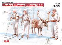 35566 ICM Фигуры Финские пехотинцы (зима 1940 г.) (1:35)
