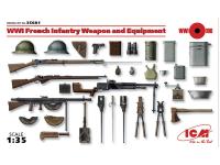 35681 ICM Оружие и снаряжение пехоты Франции 1 Мировой войны (1:35)