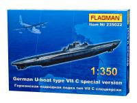 235022 Флагман Немецкая подводная лодка Type VIIС специальная версия (1:350)