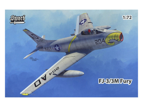 SW72139 Sword Истребитель North-American FJ-3/FJ-3M Fury (1:72)