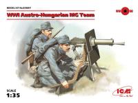 35697 ICM Фигуры, Австро-венгерский пулеметный расчет І МВ (1:35)