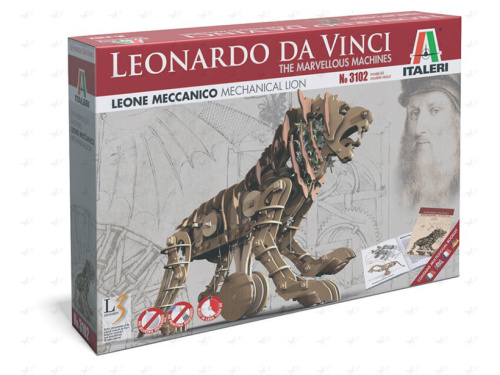 3102 Italeri Механическая машина Леонардо да Винчи: Механический лев
