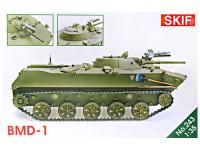 SK-243 SKIF Советская БМД-1, обновленный комплект (новые колеса, оружие) (1:35)