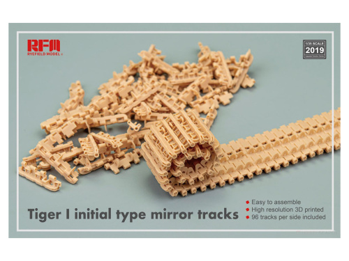 RM-2019 RFM Рабочие гусеничные траки для Tiger I initial type mirror (1:35)