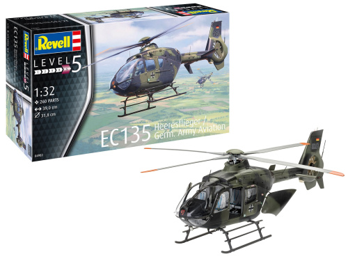04982 Revell Немецкий вертолет EC135 Heeresflieger (1:32)