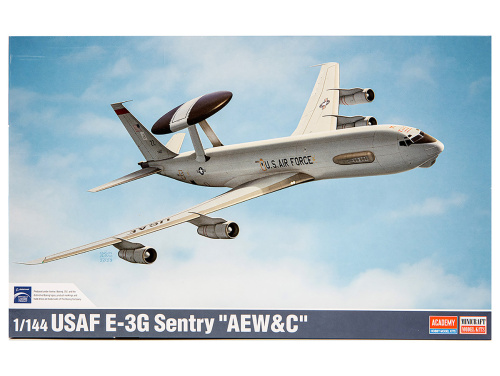 12629 Academy Американский самолет радиолокационного обнаружения Boeing E-3G (1:144)