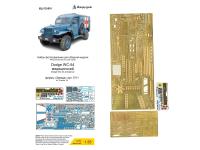 035604 Фототравление Микродизайн Dodge WC-54 медицинский (Звезда) (1:35)