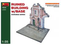 36049 MiniArt Разрушенный дом с основанием (1:35)