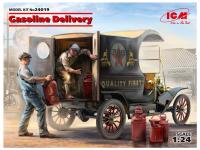 24019 ICM Развозной фургон Модель Т 1912 г. с американскими грузчиками (1:24)