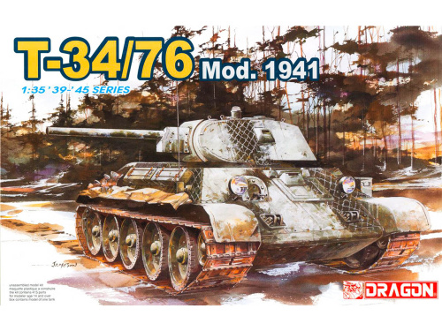 6205 Dragon Советский средний танк Т-34/76 образца 1941 года (1:35)