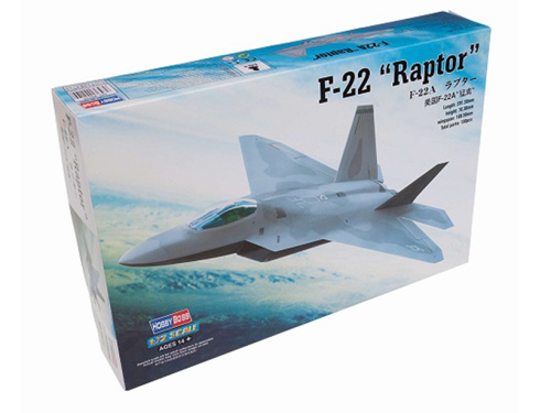 80210 Hobby Boss Американский истребитель F-22 Raptor (1:72)