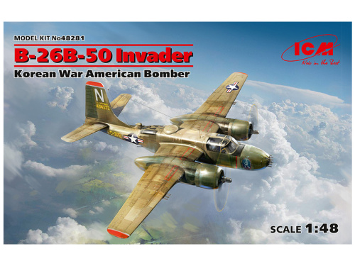 48281 ICM Американский бомбардировщик B-26B-50 Инвейдер (война в Корее) (1:48)