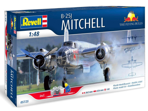 05725 Revell Подарочный набор с моделью самолета B-25J Mitchell Flying Bulls (1:48)
