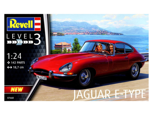 67668 Revell Подарочный набор. Спортивный автомобиль Jaguar E-Type (1:24)