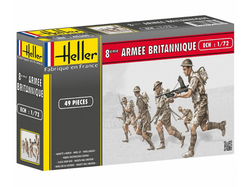49609 Heller Британские солдаты 8-й армии (1:72)
