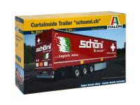 3918 Italeri Полуприцеп Curtainside Trailer "Schoeni.ch" (1:24)