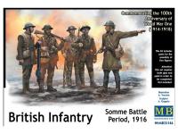 35146 Master Box Британская пехота, период битвы на Сомме, 1916 (1:35)