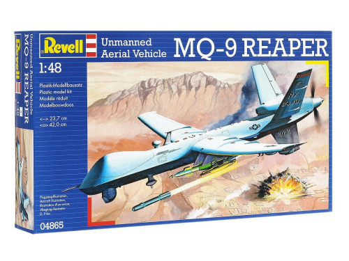 04865 Revell Американского беспилотник MQ-9 Reaper Unmanned Aerial V (1:48)